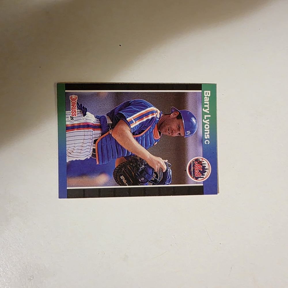 Barry Lyons Baseball Card